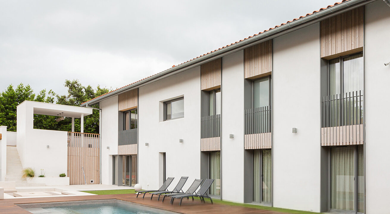 Rénovation d'une villa à Anglet Chiberta